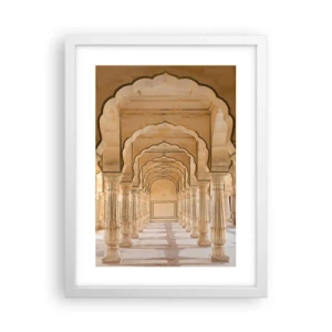 Poster în ramă albă - În palatul Maharajahului - 30x40 cm