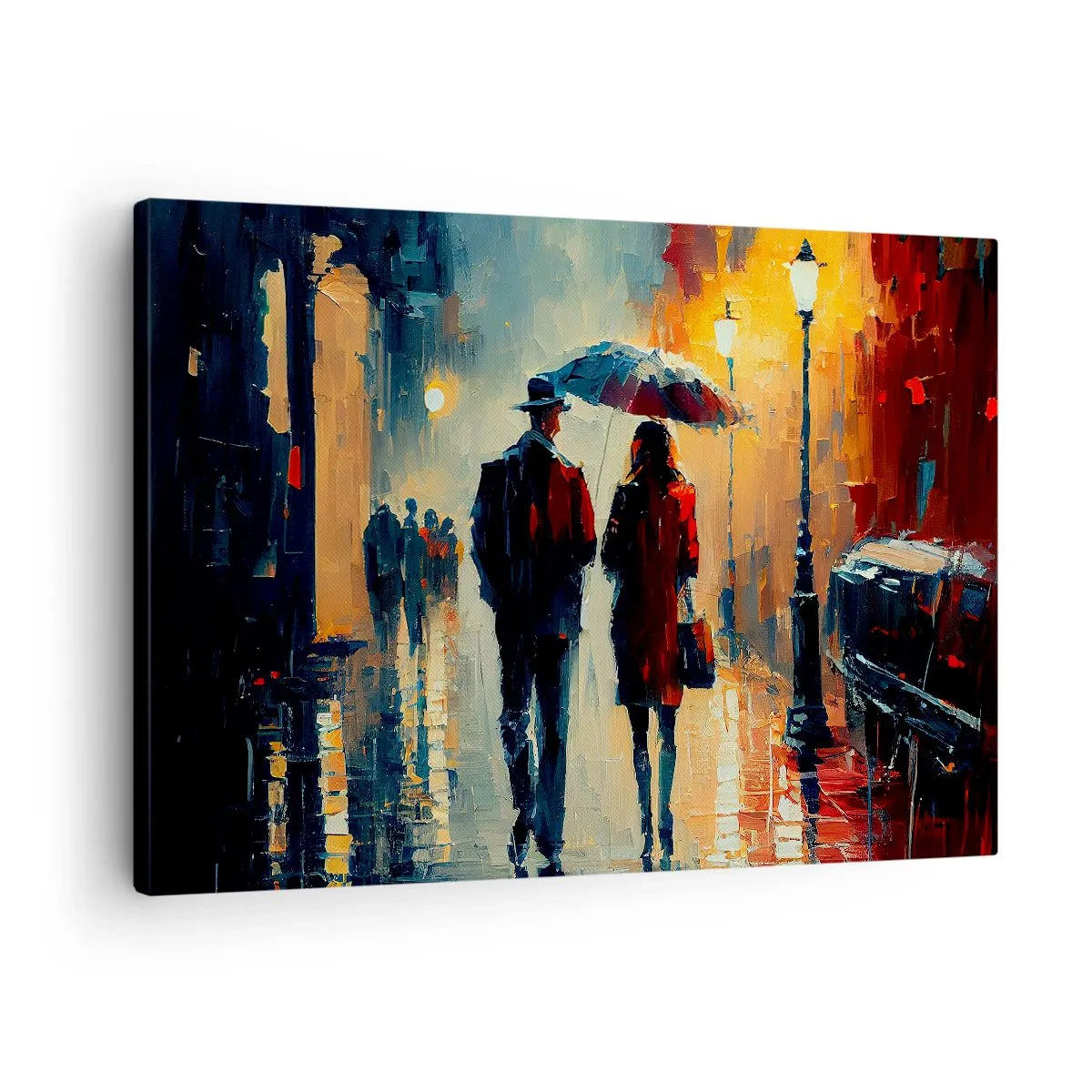 Tablou pe pânză - Poveste de dragoste urbană - 70x50 cm