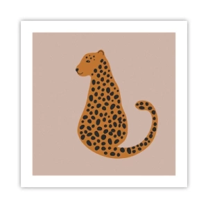 Poster - Modelul leopard este tot timpul la modă - 50x50 cm