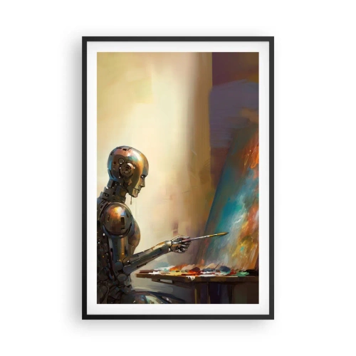 Poster în ramă neagră - Arta viitorului - 61x91 cm