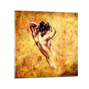 Tablou pe sticlă - Dezvăluit, dar încă un mister - 70x70 cm