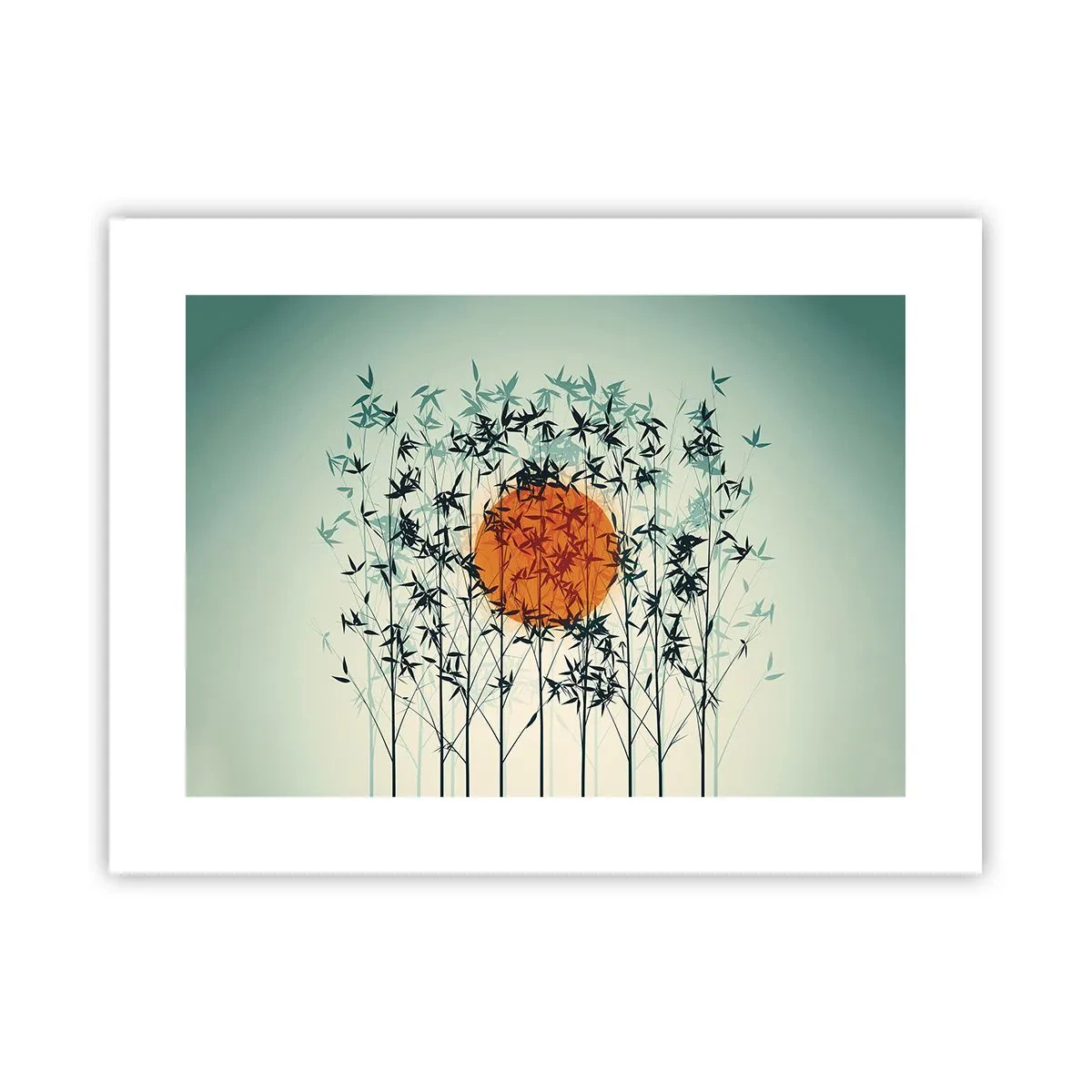 Poster - Soarele japonez - 40x30 cm