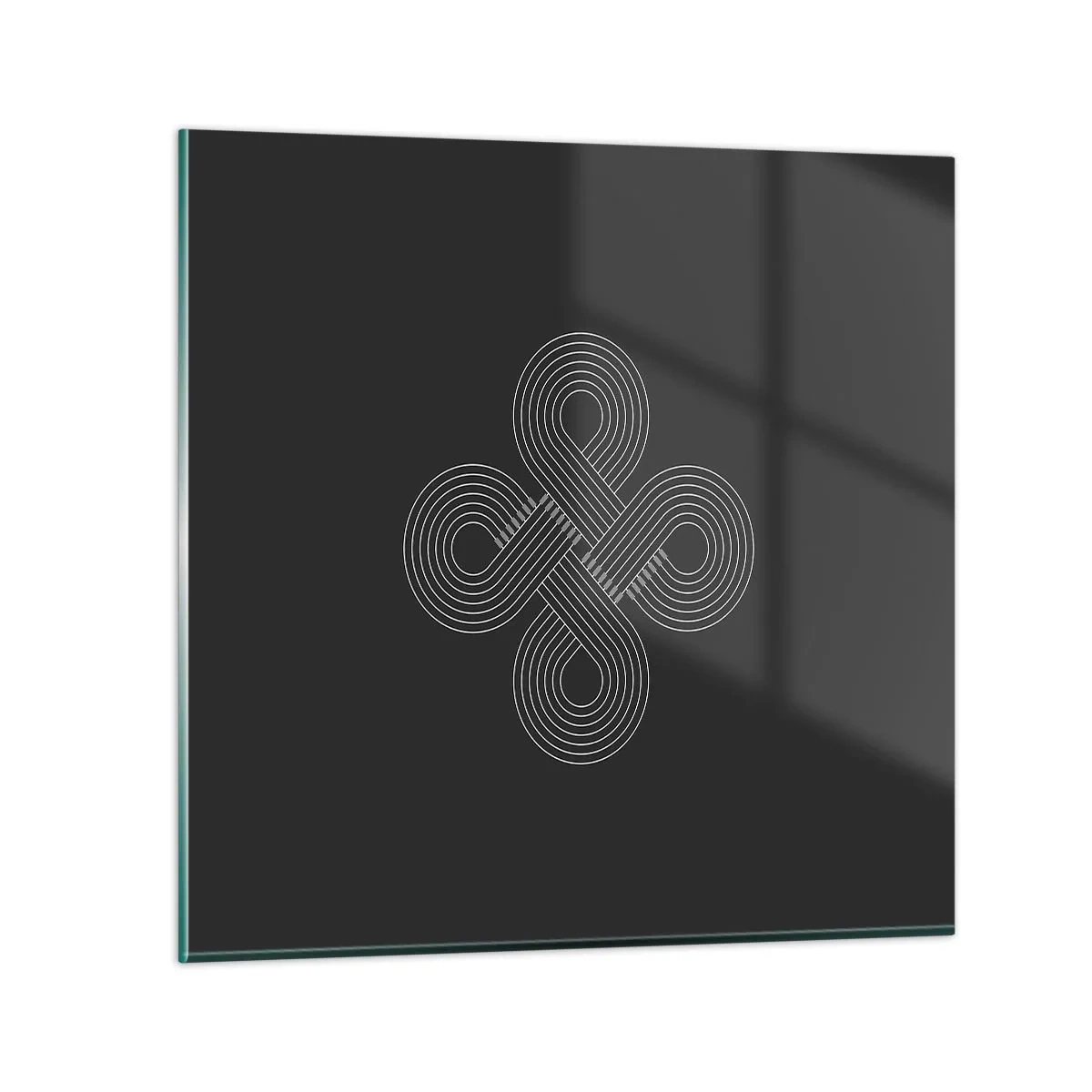 Tablou pe sticlă - În spirit celtic - 60x60 cm