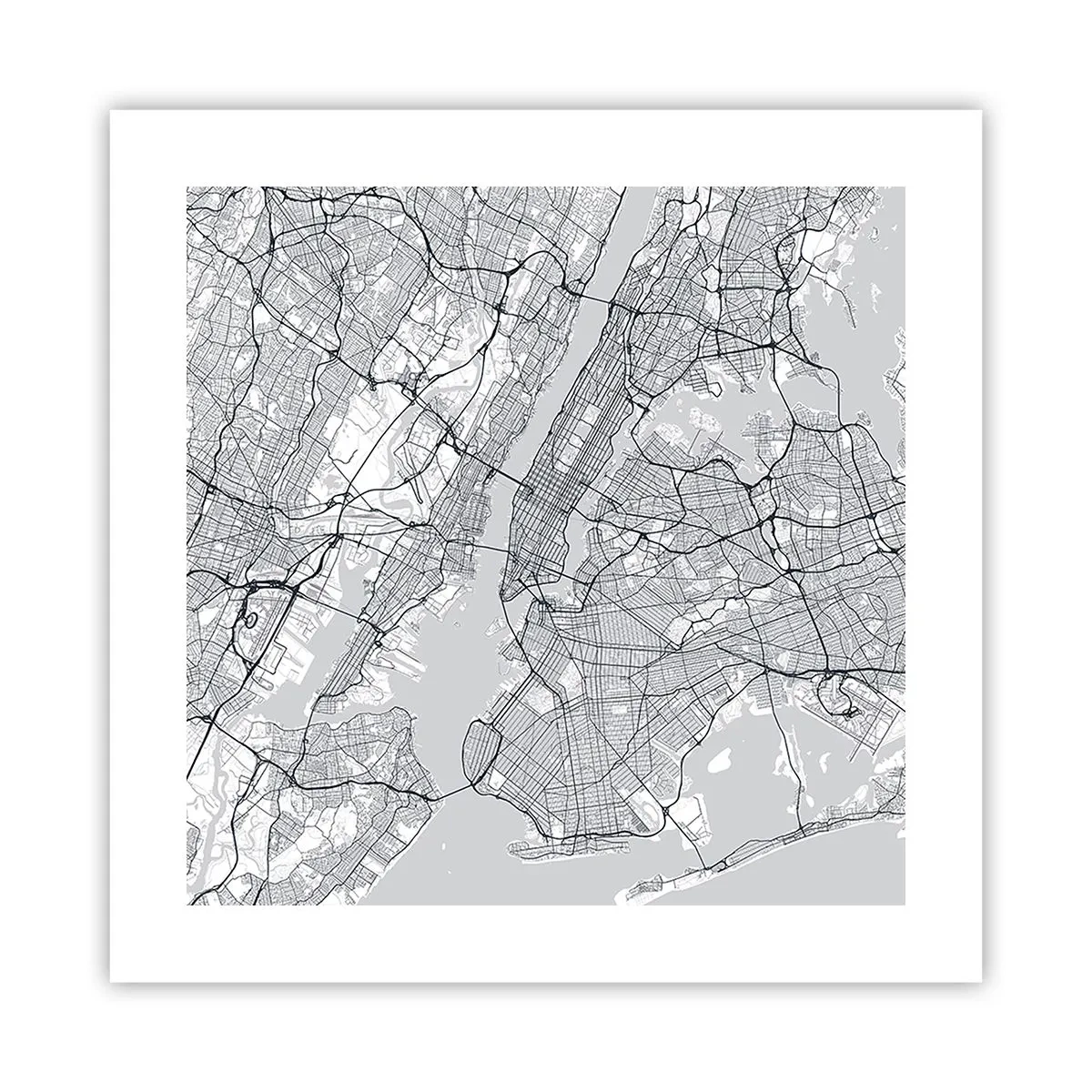 Poster - Anatomia unei metropole - 40x40 cm