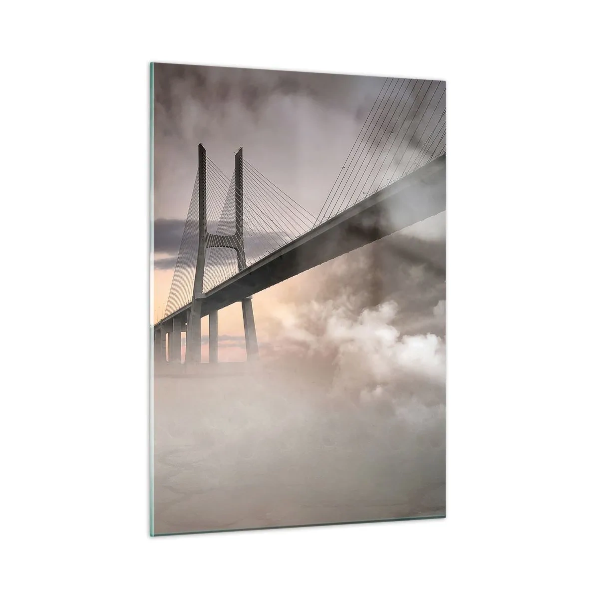 Tablou pe sticlă - Lângă un râu care nu există - 50x70 cm