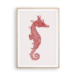 Poster în ramă de stejar deschis - Creatură complexă - 70x100 cm