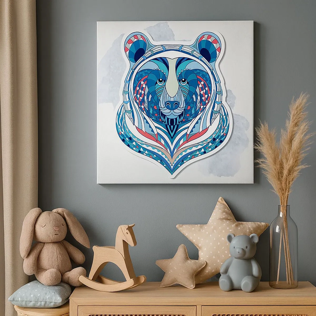 Tablou pe pânză - Trăiască Groenlanda! - 30x30 cm