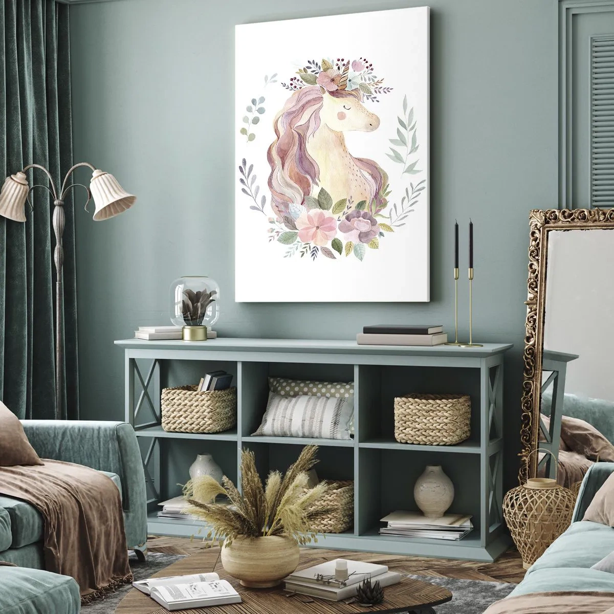 Tablou pe pânză - O invitație în lumea basmelor - 70x100 cm