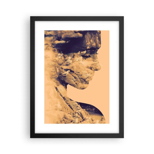 Poster în ramă neagră - Frumoasă prin natura - 30x40 cm
