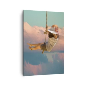 Tablou pe pânză - Distracție în nori - 70x100 cm