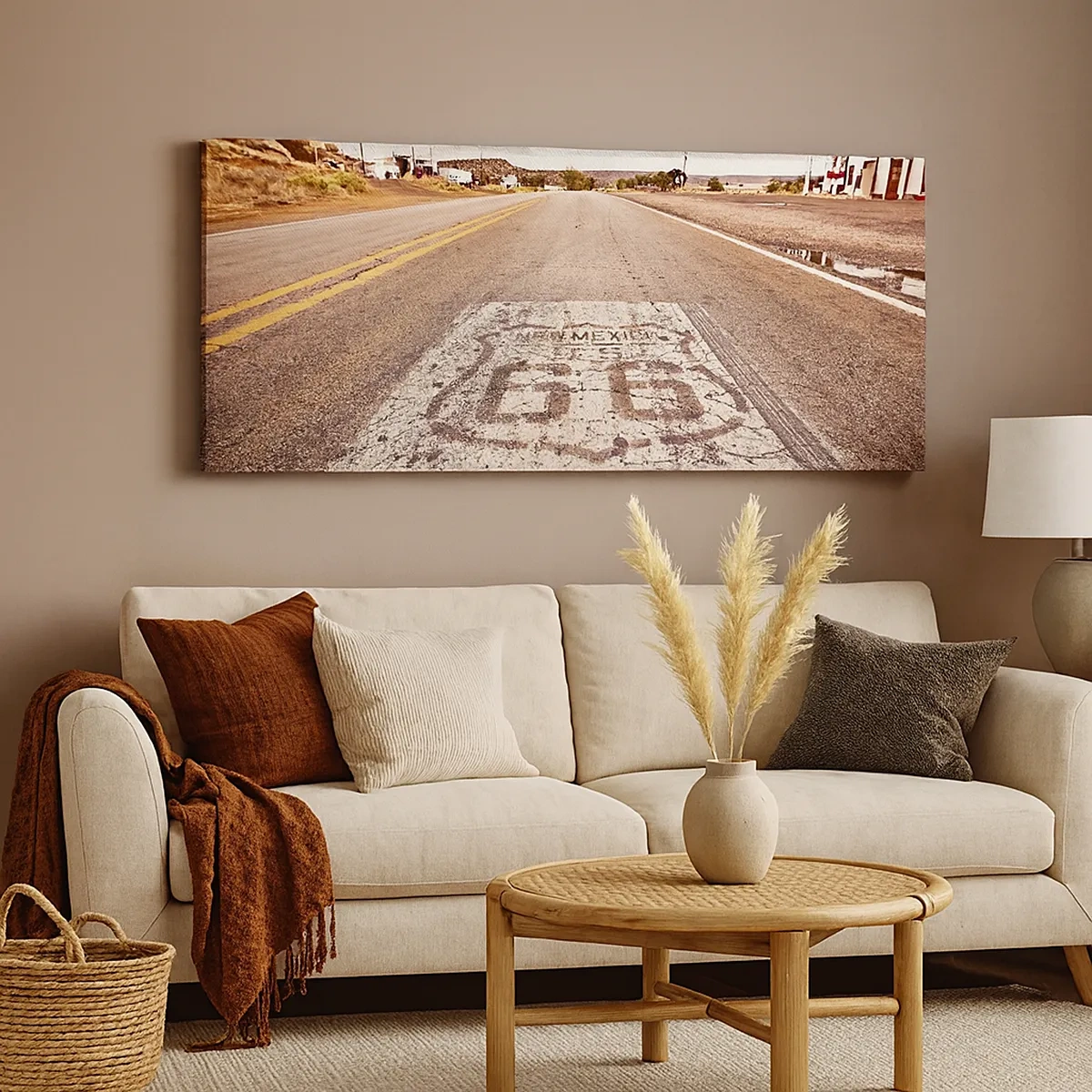 Tablou pe pânză - Mother Road - o legendă americană - 30x30 cm