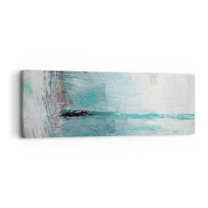 Tablou pe pânză - Orizontal în albastru - 90x30 cm