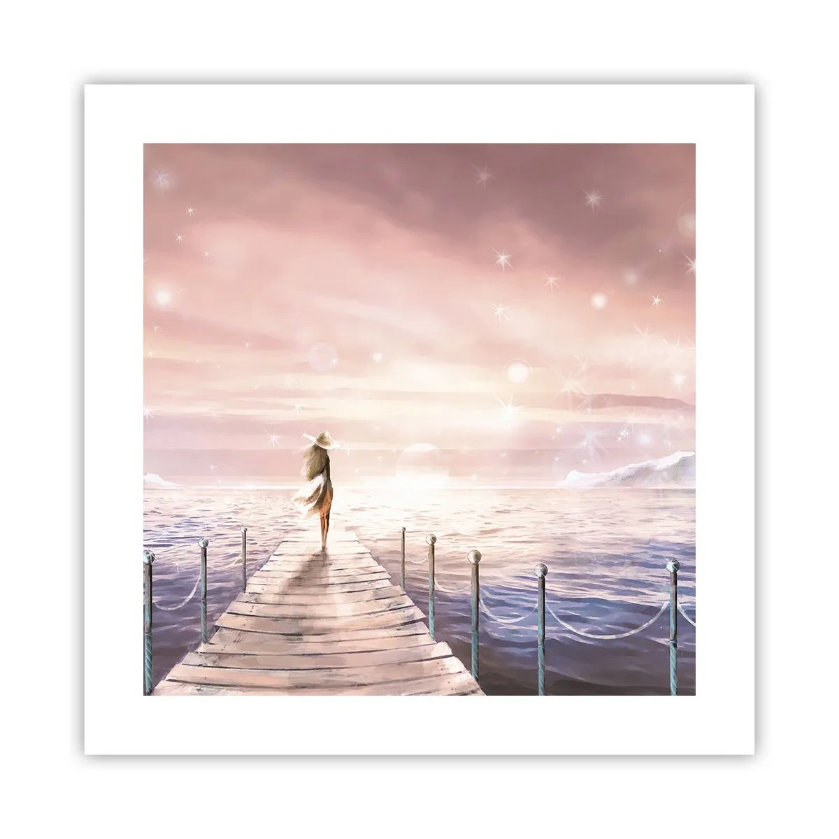 Poster - În lumina unui vis - 40x40 cm