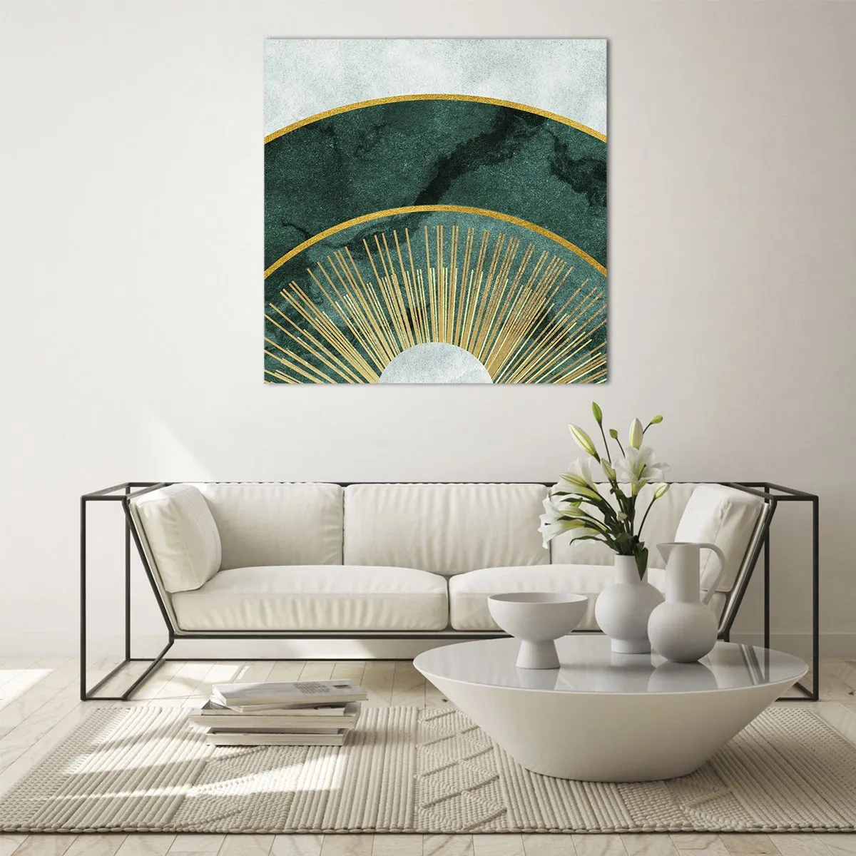 Tablou pe sticlă - Un alt sistem solar - 70x70 cm