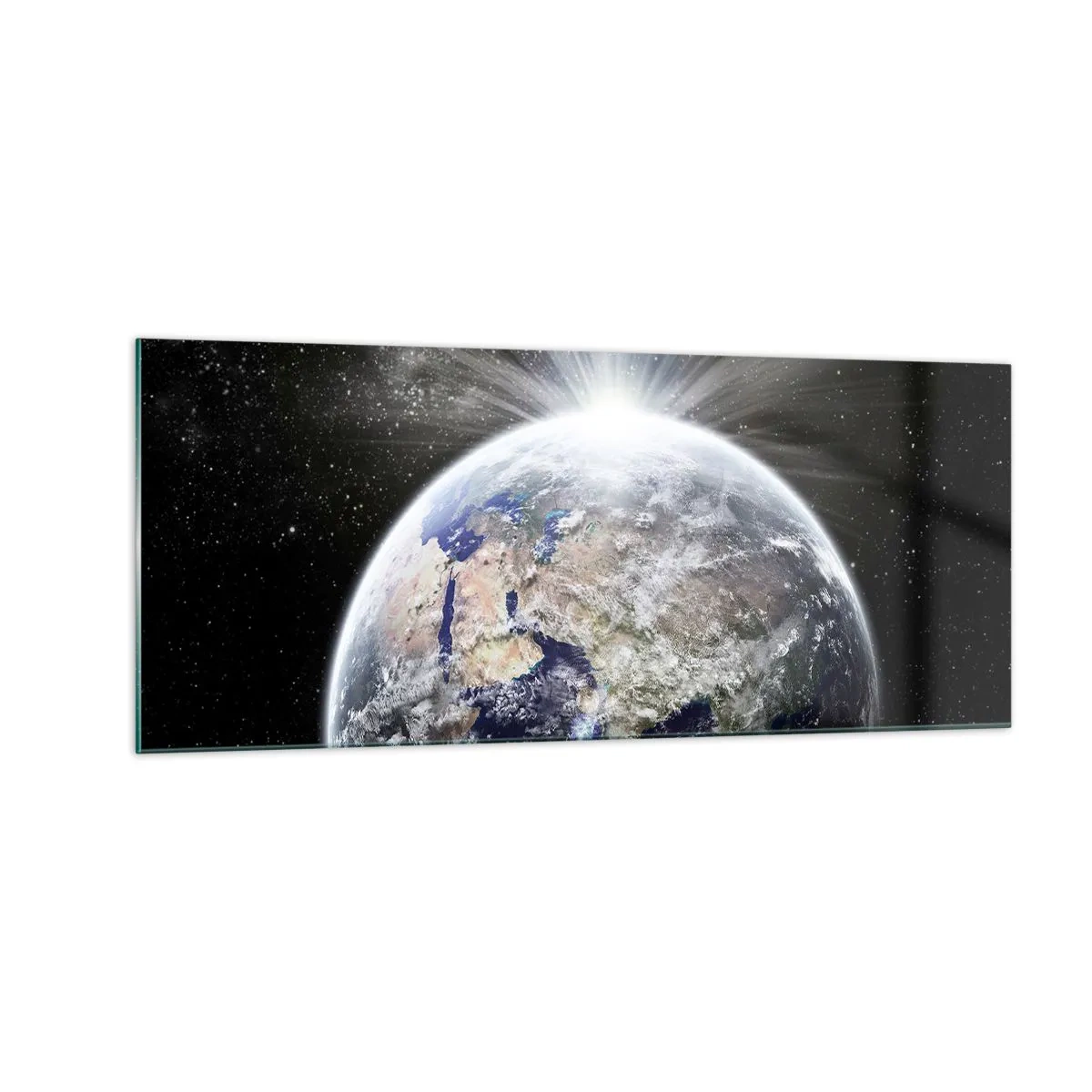 Tablou pe sticlă - În plină strălucire - 100x40 cm