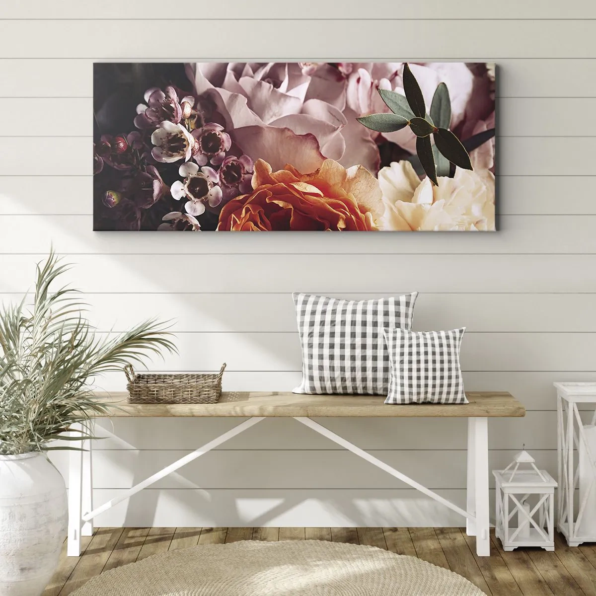 Tablou pe pânză - Înghesuite în frumusețe - 100x40 cm