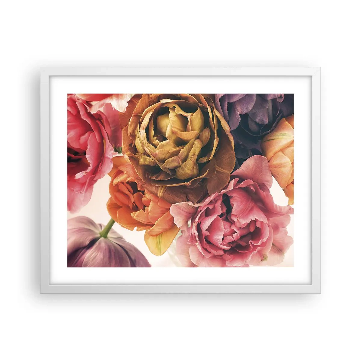 Poster în ramă albă - Sărbătorirea vieții - 50x40 cm