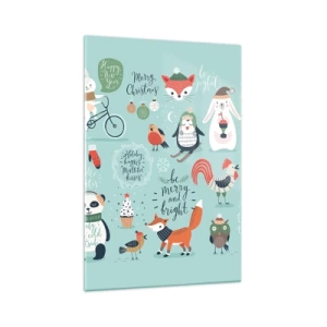 Tablou pe sticlă - Să nu se termine niciodată Crăciunul! - 70x100 cm