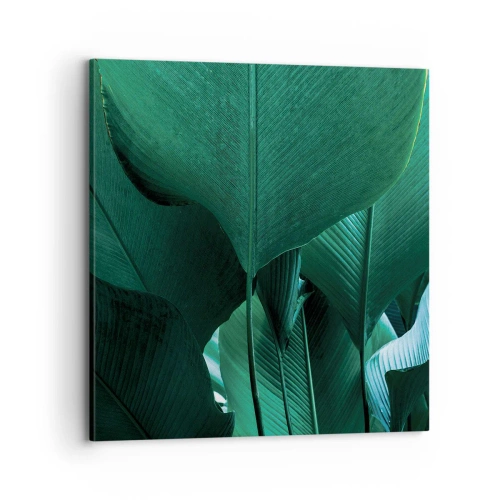 Tablou pe pânză - Cu frunza la lumină - 70x70 cm