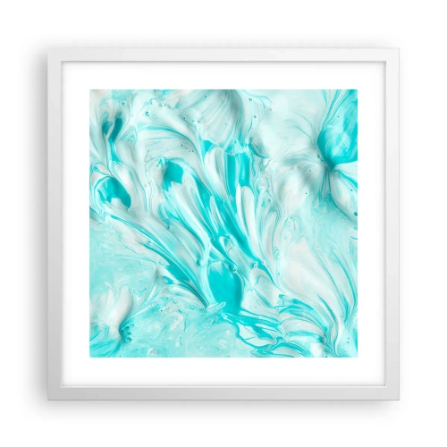 Poster în ramă albă - Împreună pentru totdeauna - 40x40 cm