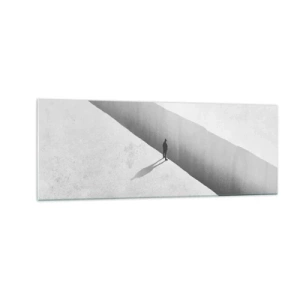 Tablou pe sticlă - Obiectiv clar - 140x50 cm