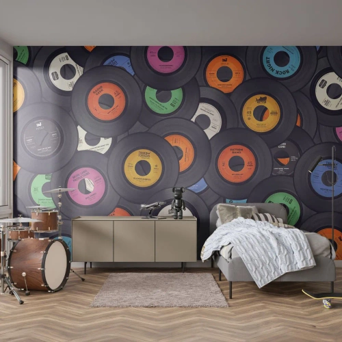Tapet Premium Canvas - Culorile clasicilor - Vinil, Muzică, Epocă - 100x70 cm