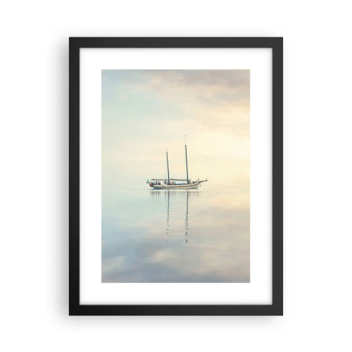 Poster în ramă neagră - În tăcerea mării - 30x40 cm
