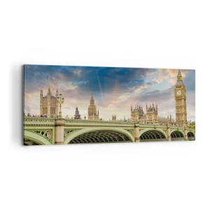 Tablou pe pânză - Timpul s-a oprit în Imperiu - 100x40 cm