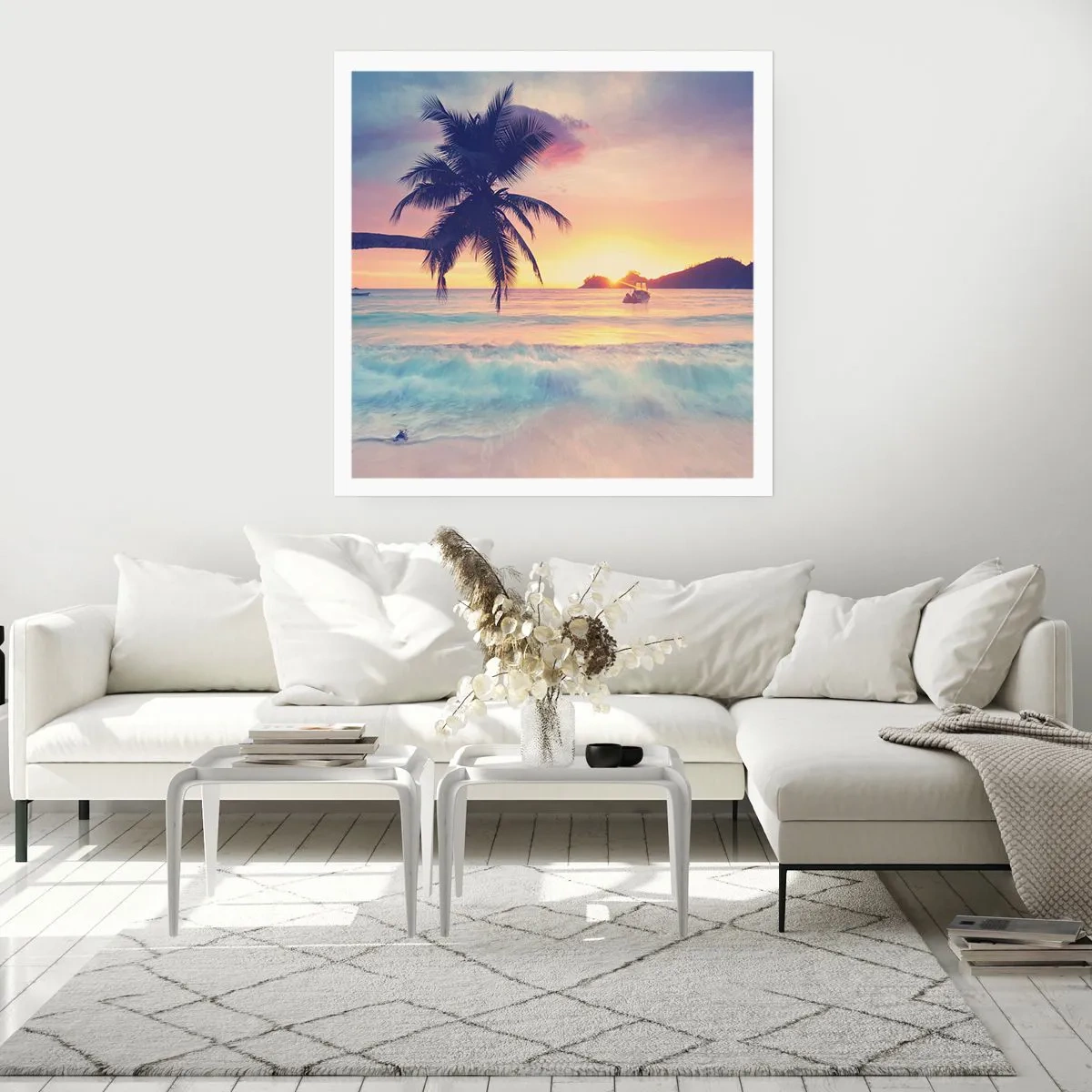 Poster - O seară în golf - 40x40 cm