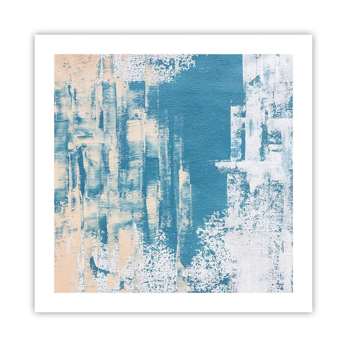 Poster - Prin ţurţur de gheață - 50x50 cm