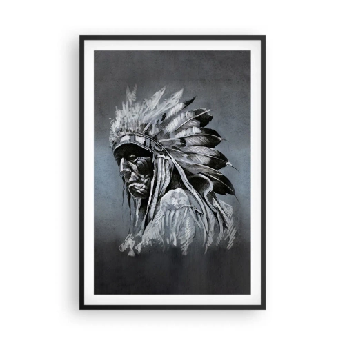 Poster în ramă neagră - Înapoi la rădăcini - 61x91 cm