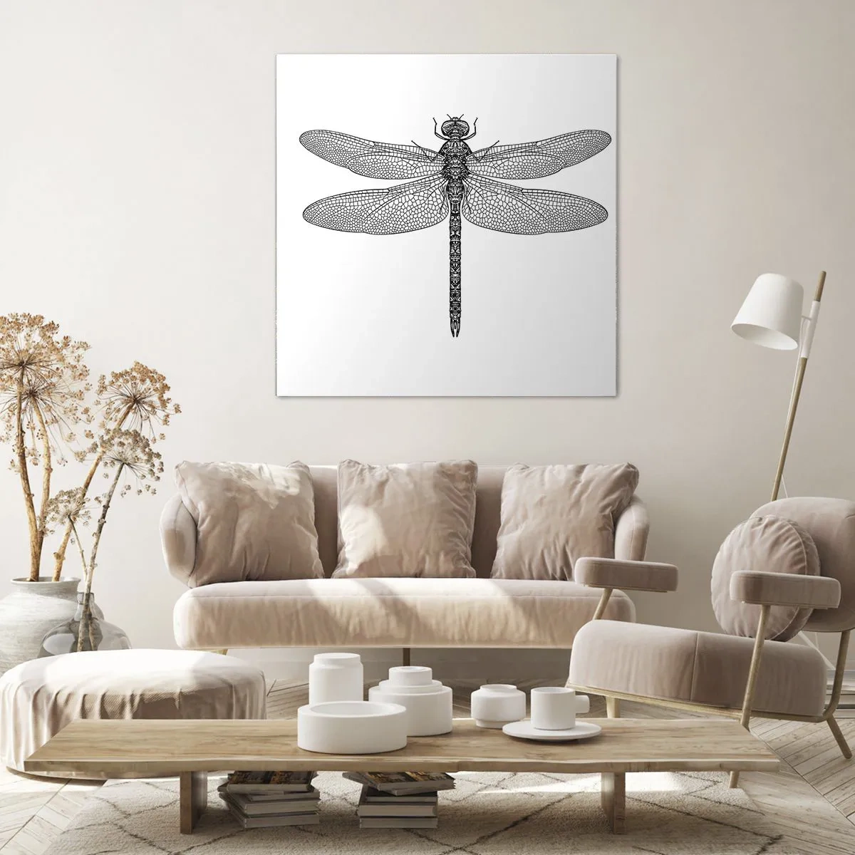 Tablou pe pânză - Precizia naturii - 50x50 cm