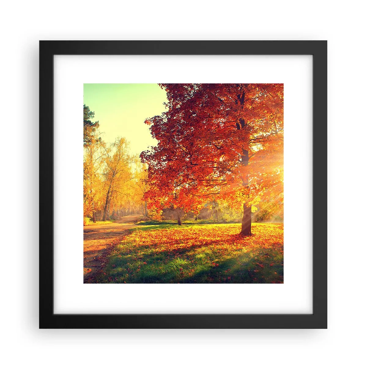 Poster în ramă neagră - Roșcatul este frumos - 30x30 cm