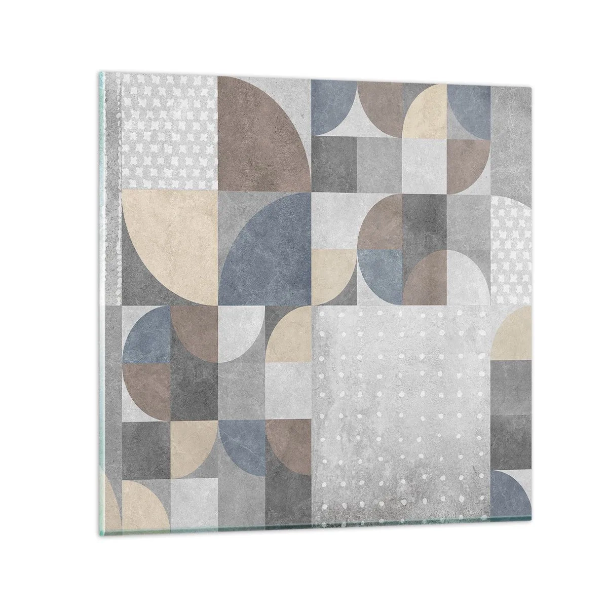 Tablou pe sticlă - Fantezie ceramică - 60x60 cm