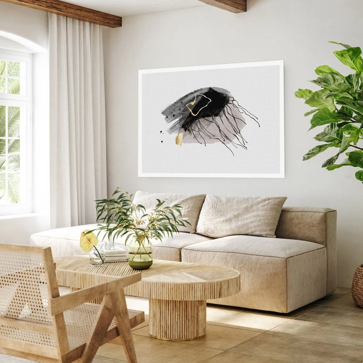 Poster - Negru și aur - 40x30 cm