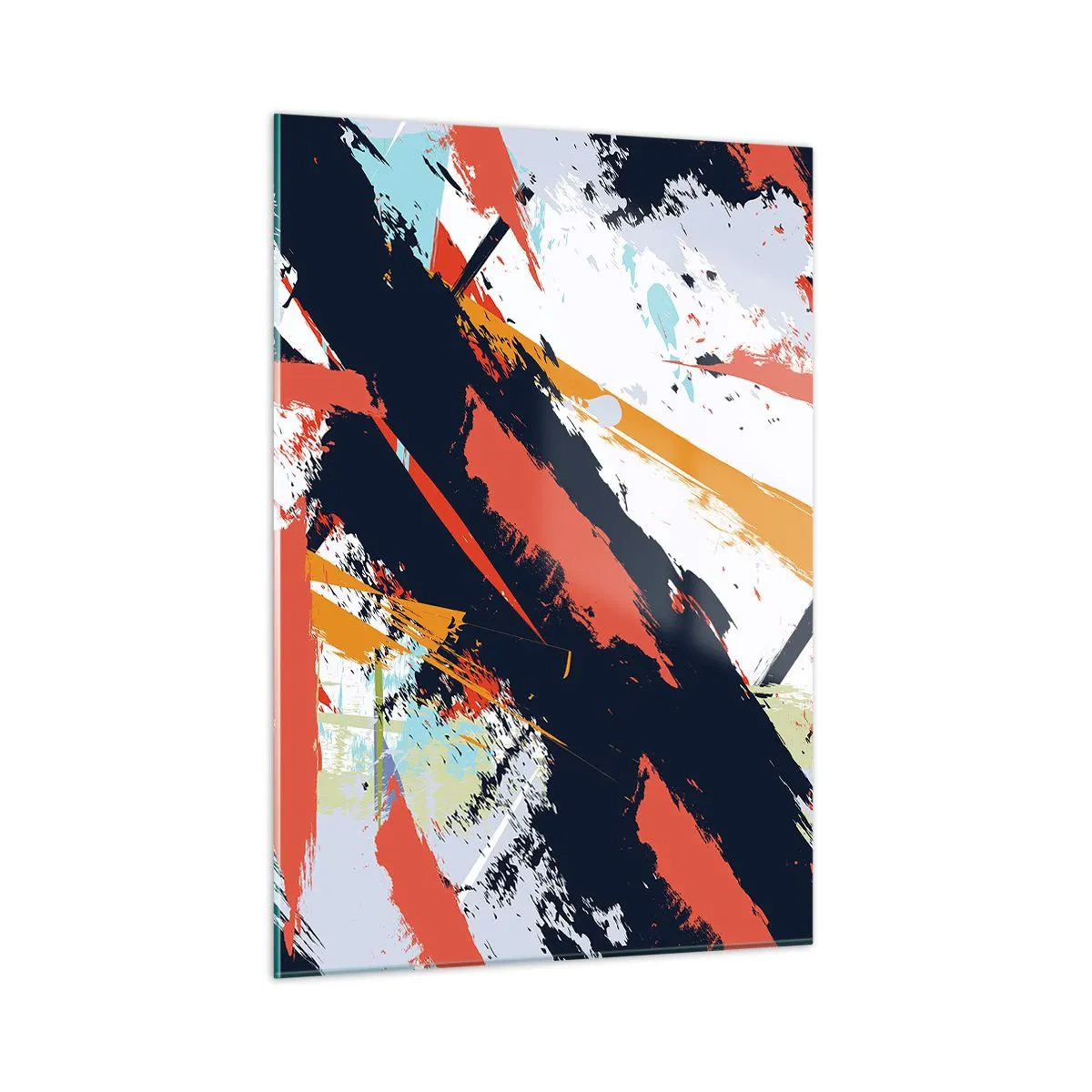 Tablou pe sticlă - Compoziție dinamică - 50x70 cm