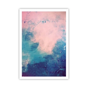 Poster - Îmbrățișare albastră - 70x100 cm