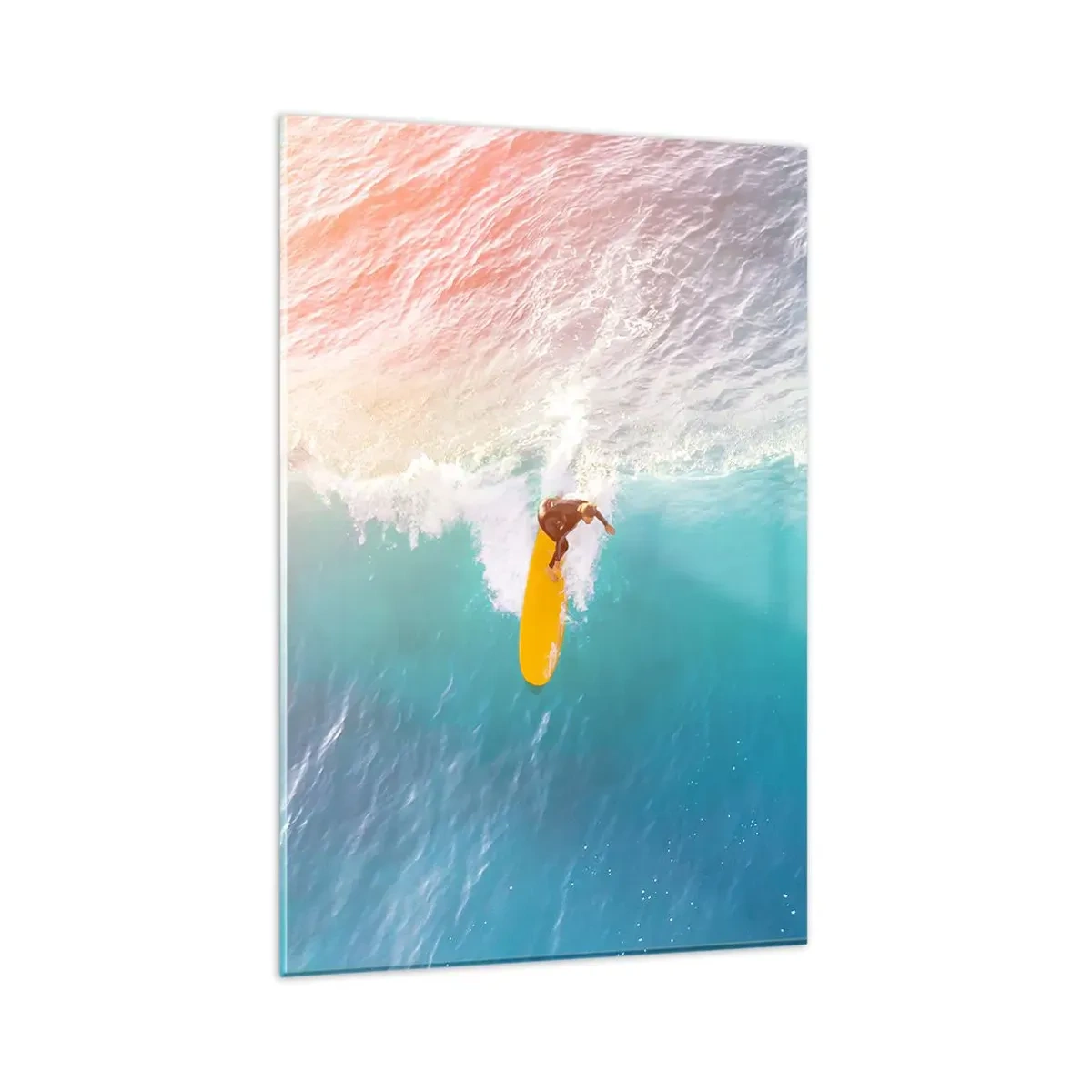 Tablou pe sticlă - Călărețul oceanului - 80x120 cm