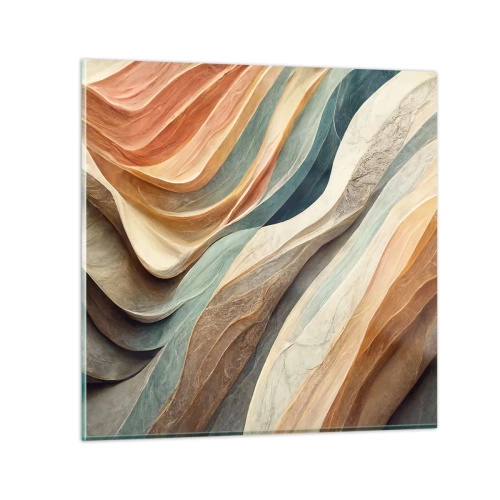 Tablou pe sticlă - Momentul dinaintea schimbării - 40x40 cm