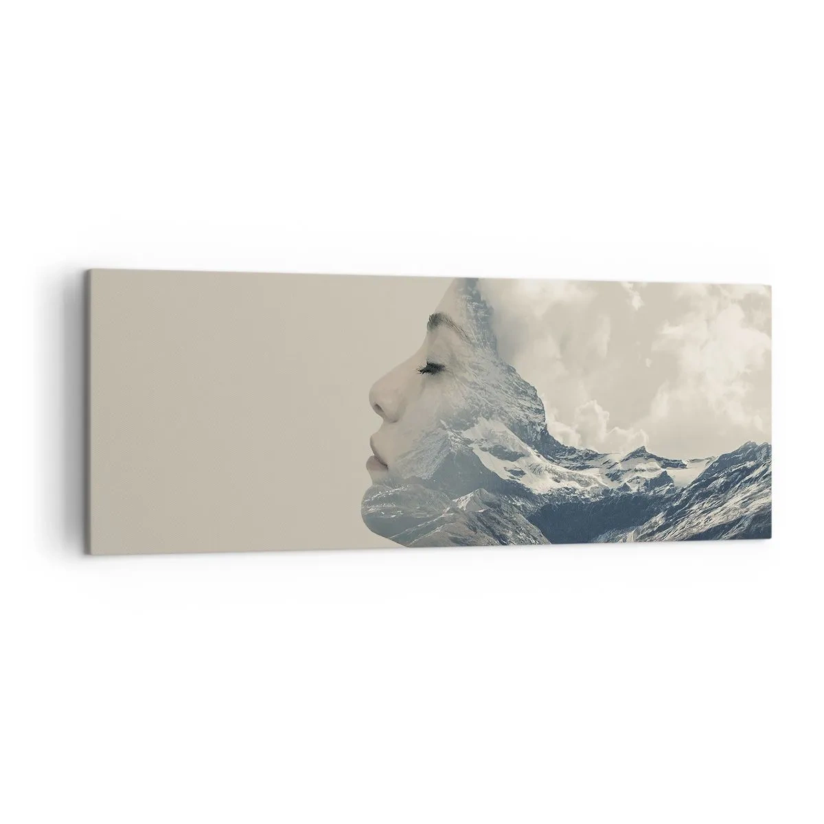 Tablou pe pânză - Frumusețea elementelor - 140x50 cm