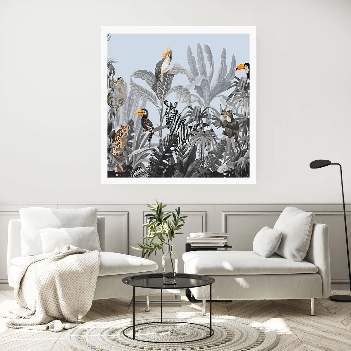 Poster - O fabulă africană - 60x60 cm