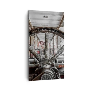 Tablou pe pânză - Viața secretă a unei fabrici - 45x80 cm