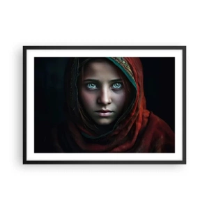 Poster în ramă neagră - Prințesa orientală - 70x50 cm