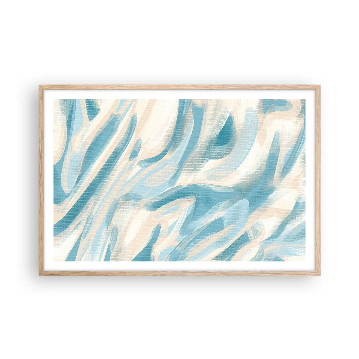 Poster în ramă de stejar deschis - Brize de primăvară - 91x61 cm