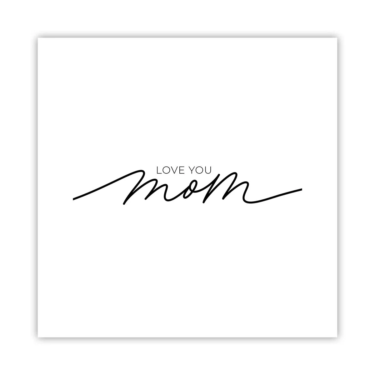 Poster - Mare emoție - 30x30 cm