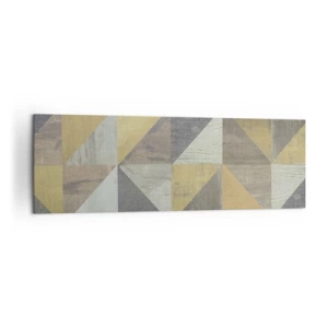 Tablou pe pânză - La unghiul triunghiului - 160x50 cm