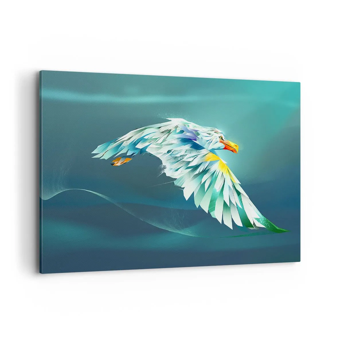 Tablou pe pânză - Puterea vulturului în zbor - 120x80 cm