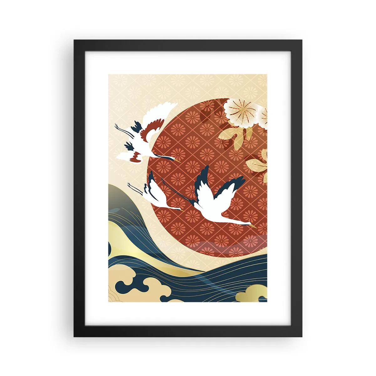 Poster în ramă neagră - O fabulă japoneză - 30x40 cm