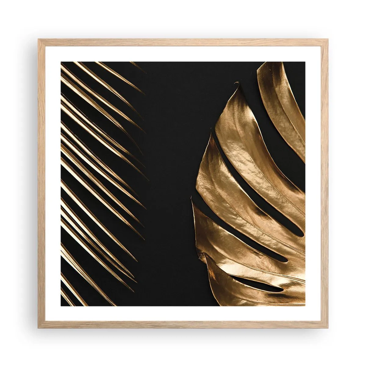 Poster în ramă de stejar deschis - Diferite și la fel de scumpe - 60x60 cm