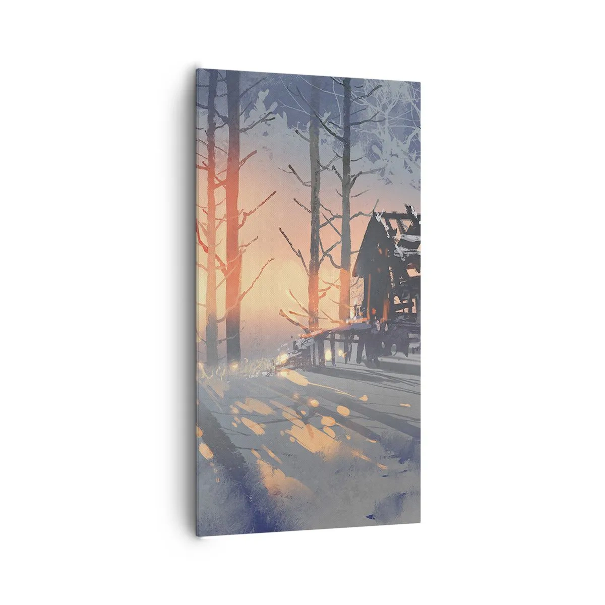 Tablou pe pânză - Doar soarele se strecoară - 65x120 cm